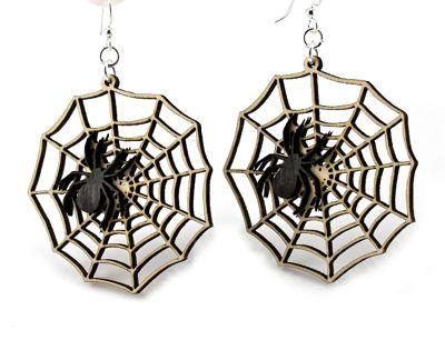Spider Web Earrings # 1277 Halloween