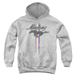 Ford Mustang/mustang Stripes-youth Pull-over Hoodie-athletic Heather