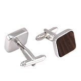 Wood Inlaid Cufflinks