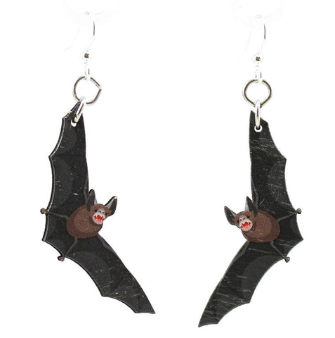 Spooky Bat Earrings #1589 Halloween
