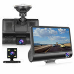 Full HD Front Rear & Interior Three Lens Car Dashboard Camera_2