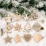 Holiday Tree Wooden Pendants