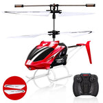 Syma Official W25 RC Helicopter 2 CH 2 Channel Mini RC Drone With Gyro Crash Resistant RC Toys For Boy Kids Gift Red Yellow