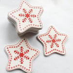 New Year and Christmas Wood Ornaments