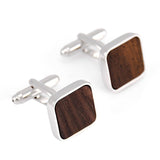 Wood Inlaid Cufflinks