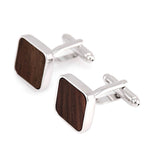 Wood Inlaid Cufflinks