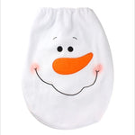 Christmas Decorations for Home Santa Claus Toilet Lid Cover