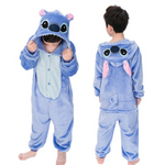 Children Kigurumi Unicorn Pajamas Animal Sleepwear Winter