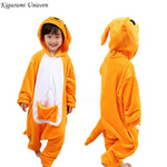 Children Kigurumi Unicorn Pajamas Animal Sleepwear Winter