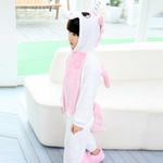 Children Kigurumi Unicorn Pajamas Animal Sleepwear Winter