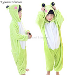 Children Kigurumi Unicorn Pajamas Animal Sleepwear Winter