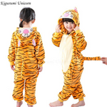 Children Kigurumi Unicorn Pajamas Animal Sleepwear Winter