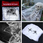 Spider Web Horror Halloween Decoration For Bar Haunted House
