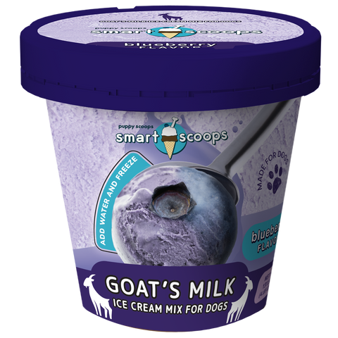 Smart Scoops Goat's Milk Ice Cream Mix For Dogs - Blueberry