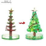 3 Types 14cm Magic Growing Christmas Tree DIY Fun Xmas Gift Toy