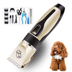 Rechargeable Professional Hair Clipper (Pet/Cat/Dog/Rabbit) Hair Trimmer Dog Hair Clipper Grooming Shaver Set Pets Haircut Tool