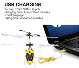 Syma Official W25 RC Helicopter 2 CH 2 Channel Mini RC Drone With Gyro Crash Resistant RC Toys For Boy Kids Gift Red Yellow