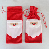 Red Wine Bottle Bags Christmas