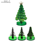 3 Types 14cm Magic Growing Christmas Tree DIY Fun Xmas Gift Toy