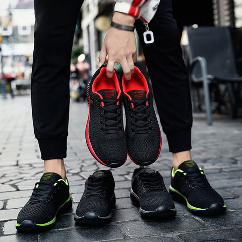 Lightweight Quick-drying  Running Breathable Lace-Up Sneakers