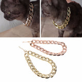 Fashionable Gold Pet Chain Necklace