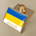 Ukrainian Flag Brooch