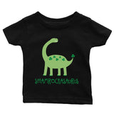 Shamrock Saurus Infant T-Shirt For St Patrick's Day Baby Gift Tee