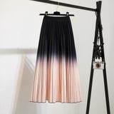 Women's Cartoon Printed Pleated Skirt