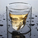 Double-layered Transparent Skull Head Coffee Mug