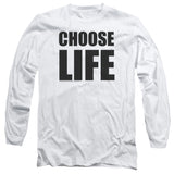 Wham/choose Life-l/s Adult 18/1-white