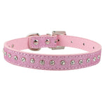 Puppy Cat Collars Adjustable Leather Bowknot