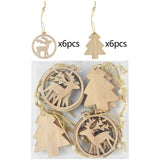 Holiday Tree Wooden Pendants