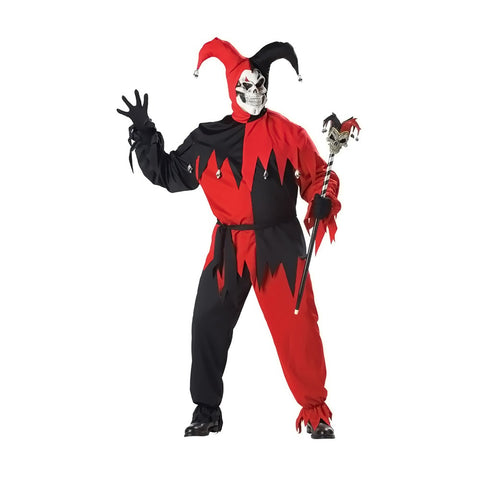 Morris Halloween  Costumes Jester Evil Men Plus