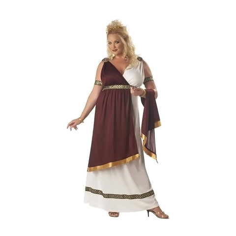 California Halloween Costumes Women's Roman Empress Greek Goddess Dress Up Plus
