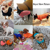 Pet Dog Sweaters Winter Pet Clothes for Small Dogs Warm Sweater Coat Outfit for Cats Clothes Woolly Soft Dog T Shirt Jacket