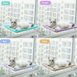 Cat Hammock Pet Hanging Sleeping Beds Cat Resting Seat Perch Window Hammock Mount Pet Comfortable Cat Pet Bed Bearing 20kg