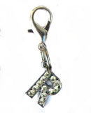 A-Z Crystal Letter Pet Charms