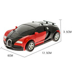 One-key Deformation Car Toys Automatic Transform Robot Plastic Model Car Funny Diecasts Toy Boys Amazing Gifts Kid Toy