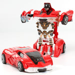 One-key Deformation Car Toys Automatic Transform Robot Plastic Model Car Funny Diecasts Toy Boys Amazing Gifts Kid Toy