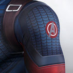 Avengers: Endgame Captain America Workout Compression Shirt - Long Sleeve Halloween