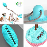 Silicon Dog Tug Toy Feeder