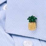 Golden Pineapple Cufflinks