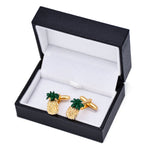 Golden Pineapple Cufflinks