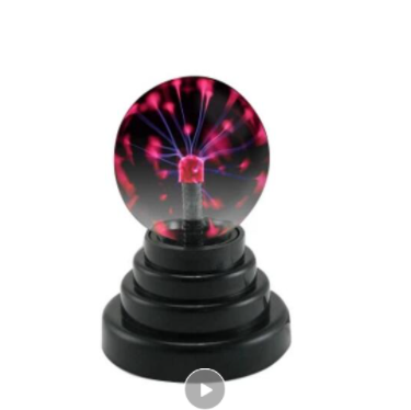 Electrostatic ion sphere Venting decompression toy