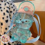 Kawaii Bear Water Bottle for Kids