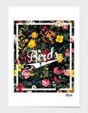 Floral and Birds Pattern Frame