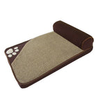 Rectangle bed with Cushion with Pillow Washable