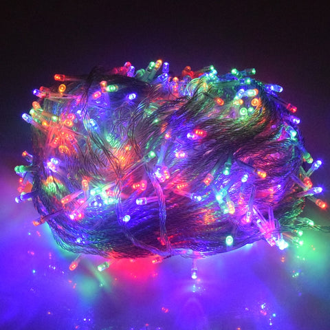 holiday Led christmas lights outdoor 100M 50M 30M 20M 10M led string lights decoration for party holiday wedding Garland