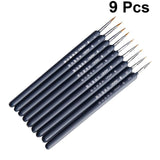 5 PCS Miniature Paint Brush Set Professional Nylon Brush Acrylic Painting Thin Hook Line Pen Art Supplies Hand Painted A3