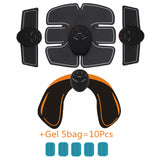 EMS Wireless Muscle Stimulator ABS Abdominal Muscle Trainer Toner Body Fitness Hip Trainer Shaping Patch Sliming Trainer Unisex